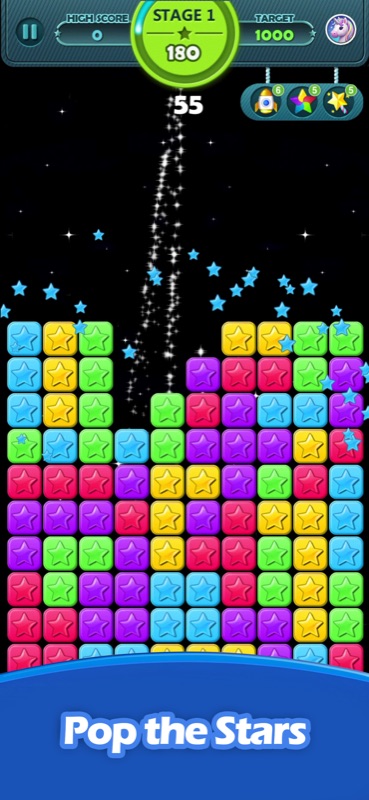 Star Blast classic star-popping mode
