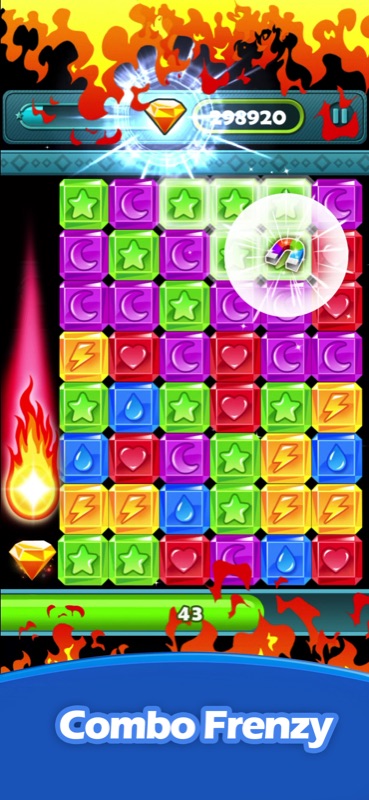 Chaining a full-screen combo in Star Blast